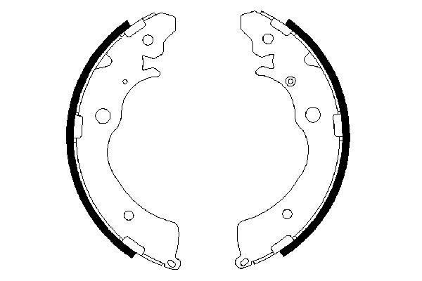 Колодки гальмові задні, барабанні Bosch 0986487440 ціна, від 24.81 USD