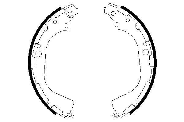 Купити 0986487464 Bosch Колодки гальмові задні, барабанні