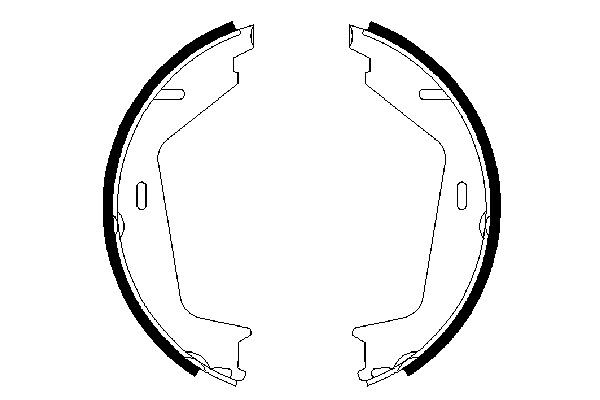 Колодки ручника / стоянкового гальма Bosch 0986487623 ціна, від 22.32 USD