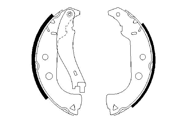 Купити 0986487629 Bosch Колодки гальмові задні, барабанні