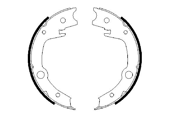 Колодки ручника 0986487679 Bosch