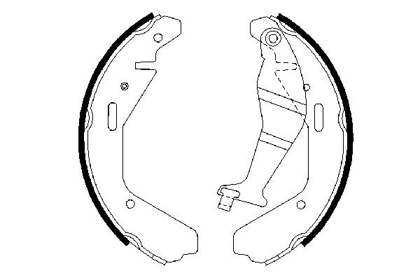 Колодки гальмові задні, барабанні Bosch 0986487707 ціна, від 27.30 USD