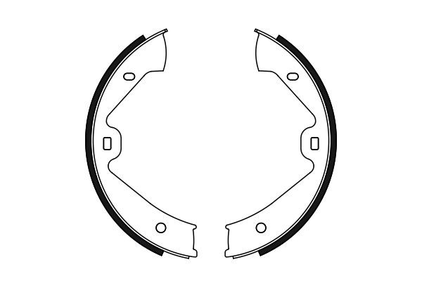Колодки ручника / стоянкового гальма Bosch 0986487755 ціна, від 2005.41 UAH