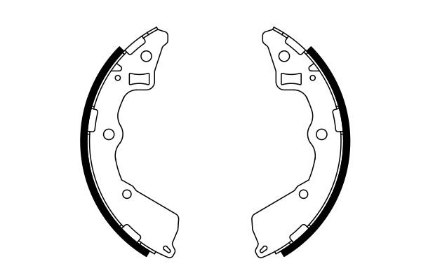 Колодки гальмові задні, барабанні Bosch 0986487757 ціна, від 24.58 USD