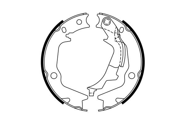 Колодки ручника / стоянкового гальма Bosch 0986487768 ціна, від 27.29 USD