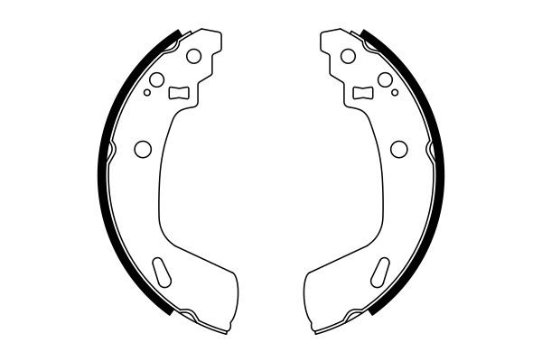 Купити 0986487775 Bosch Колодки гальмові задні, барабанні