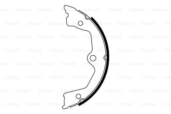 Купити 0986487931 Bosch Гальмівні колодки гальма стоянки
