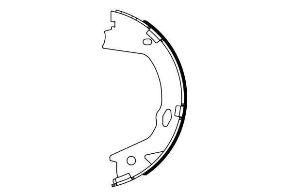Колодки ручника 0986487948 Bosch
