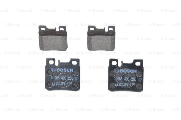 Купити 0986490260 Bosch Задні колодки