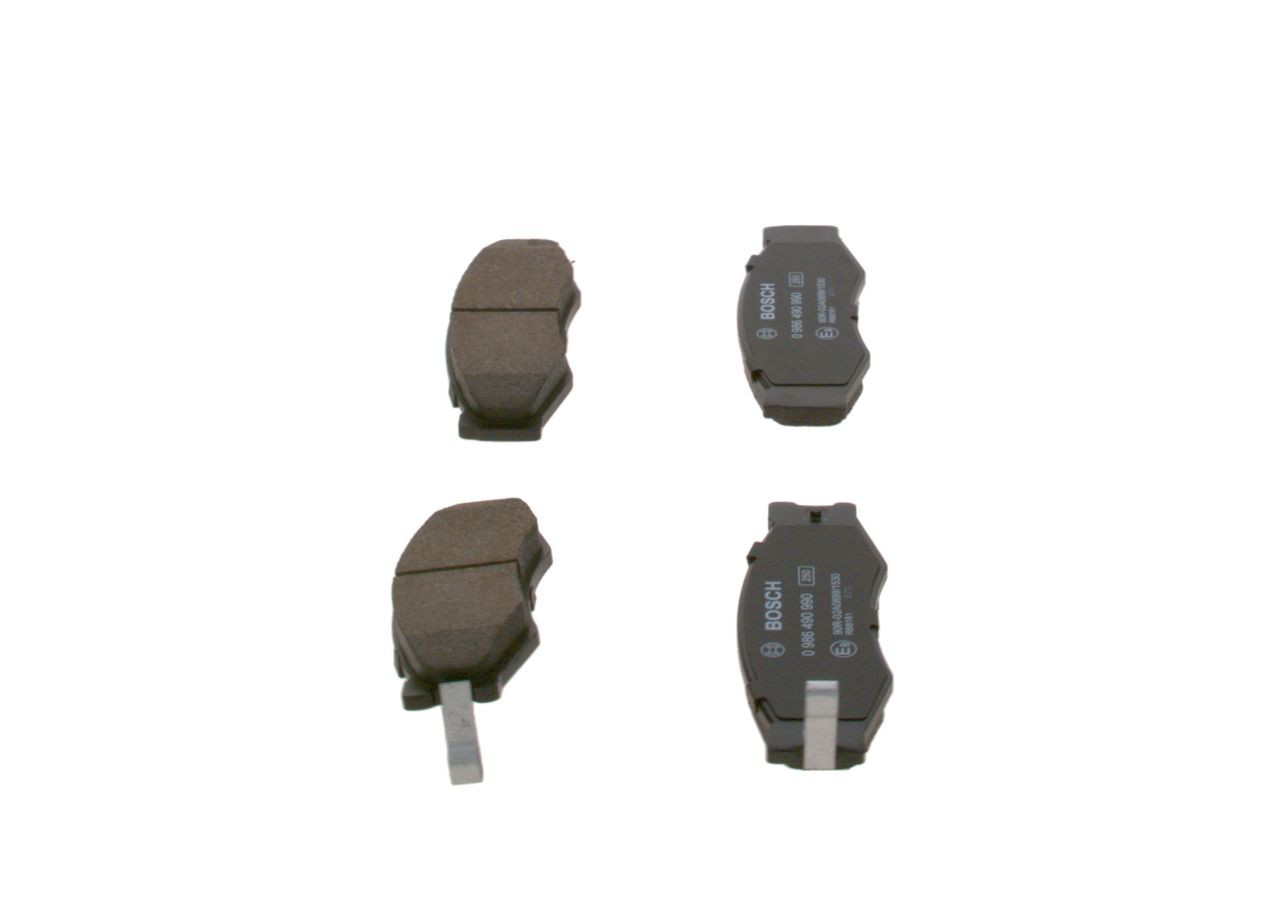Передні тормозні колодки 0986490990 Bosch