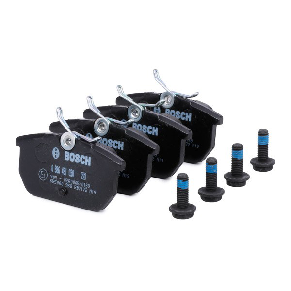 0986491030 Bosch Колодки гальмівні задні, дискові
