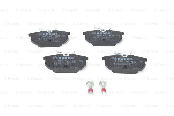 Задні гальмівні колодки 0986491030 Bosch