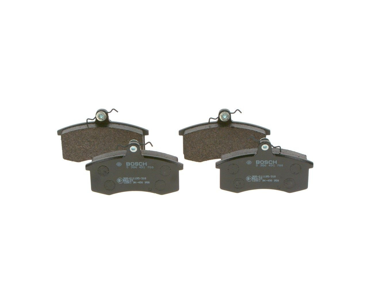 Гальмівні колодки Bosch 0986491700 ціна, від 15.46 USD
