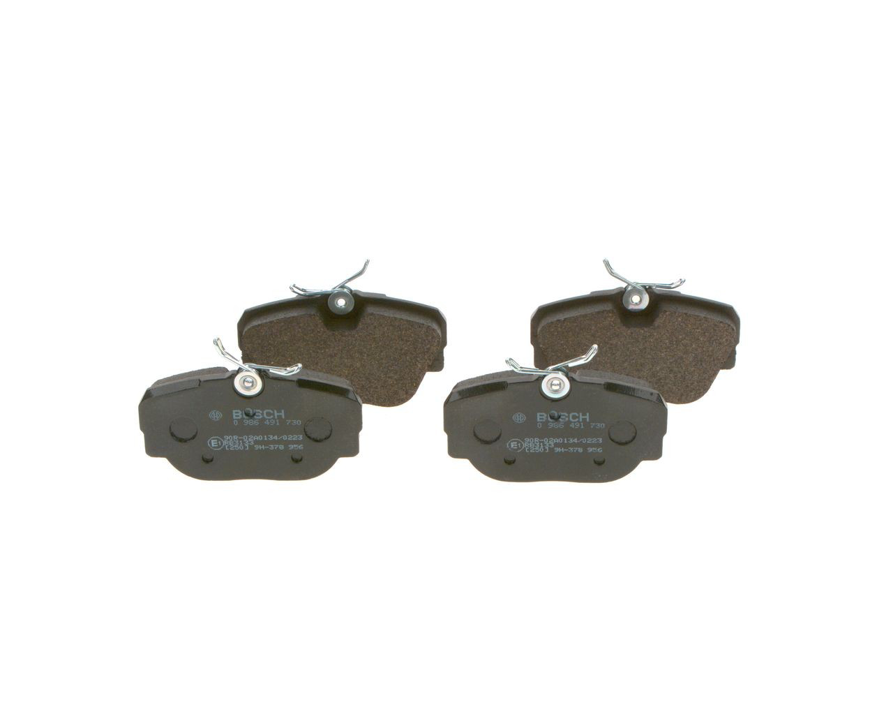 Гальмівні колодки Bosch 0986491730 ціна, від 18.27 USD