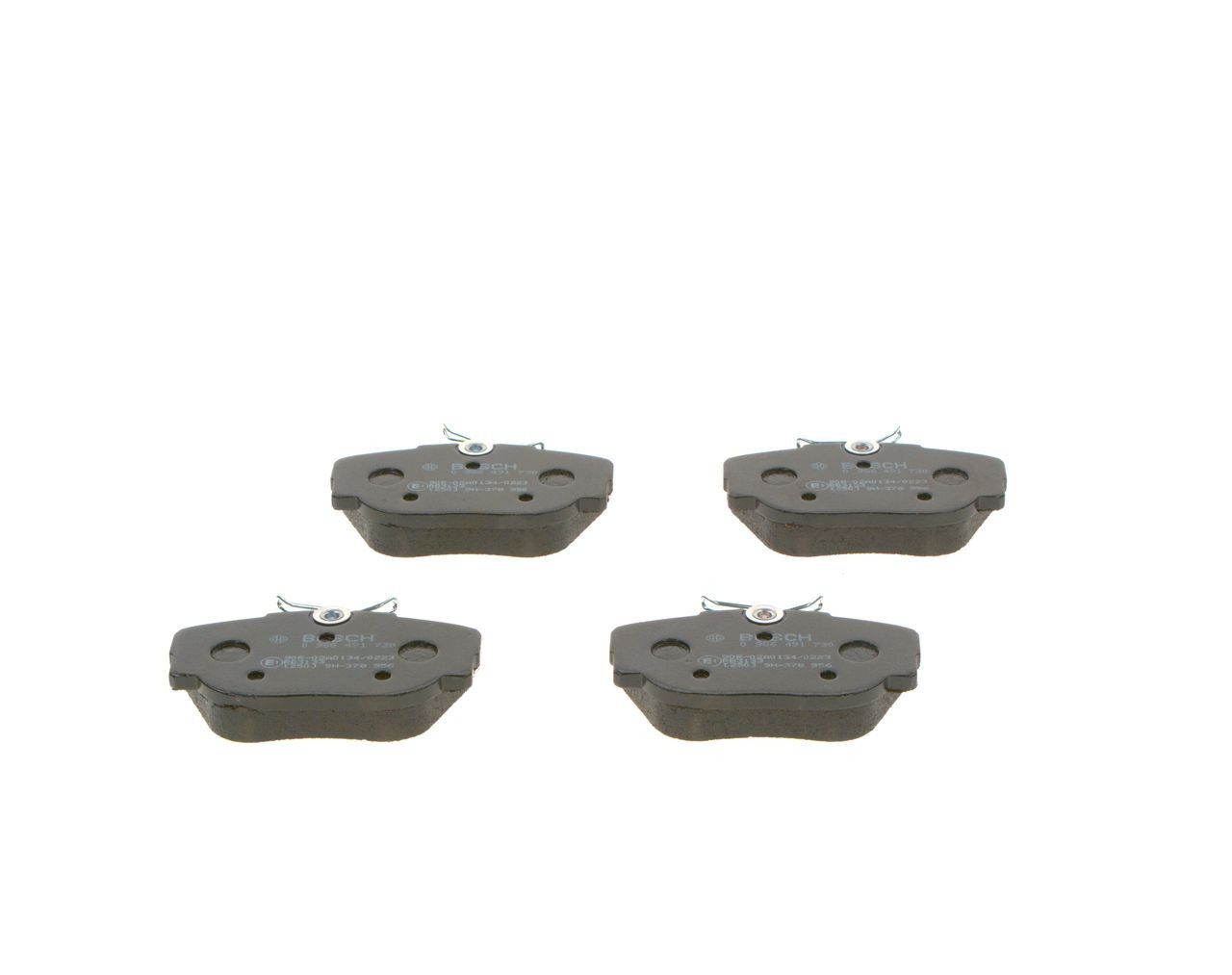 Передні тормозні колодки 0986491730 Bosch