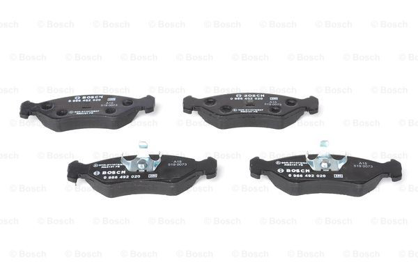 Передні тормозні колодки 0986492020 Bosch