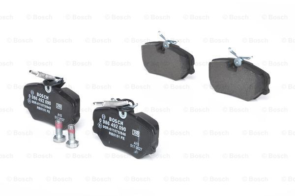 Купити 0986492090 Bosch Колодки гальмівні передні, дискові