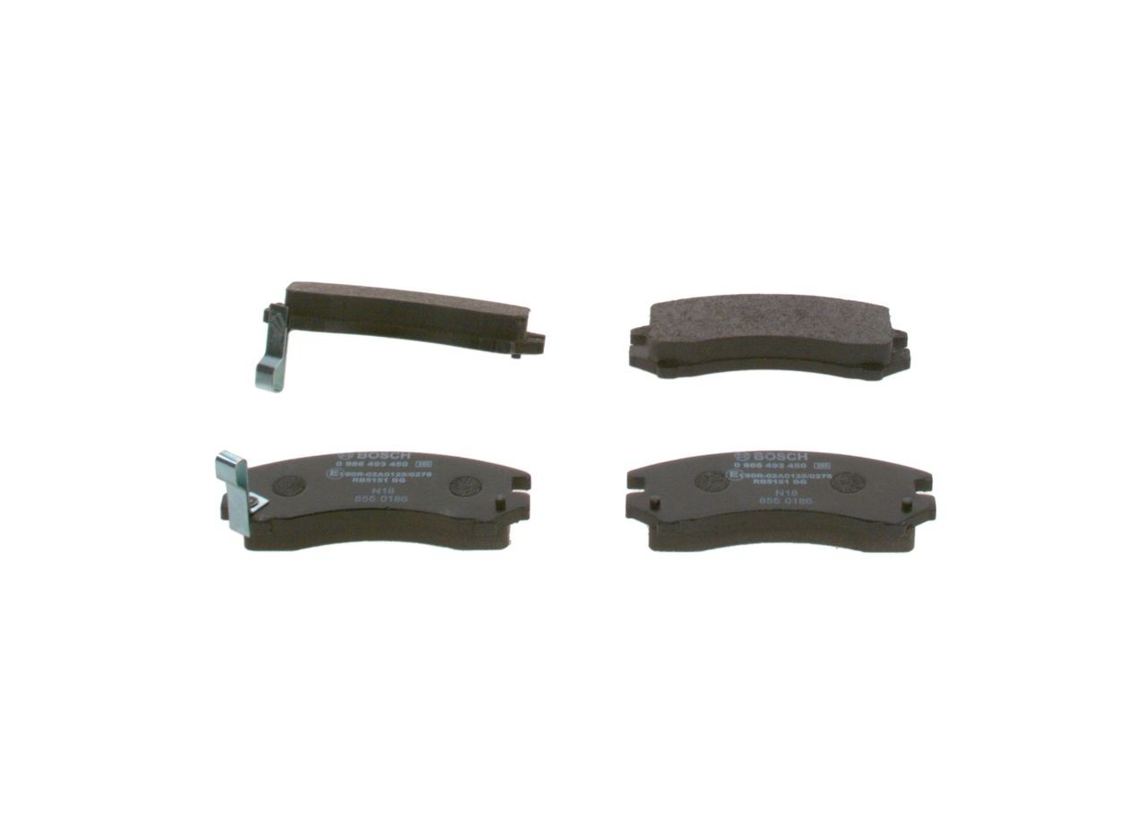0986493450 Bosch Передні гальмівні колодки