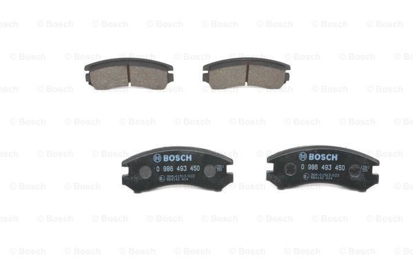 Купити 0986493450 Bosch Колодки гальмівні передні, дискові