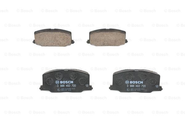 0986493720 Bosch Передні гальмівні колодки