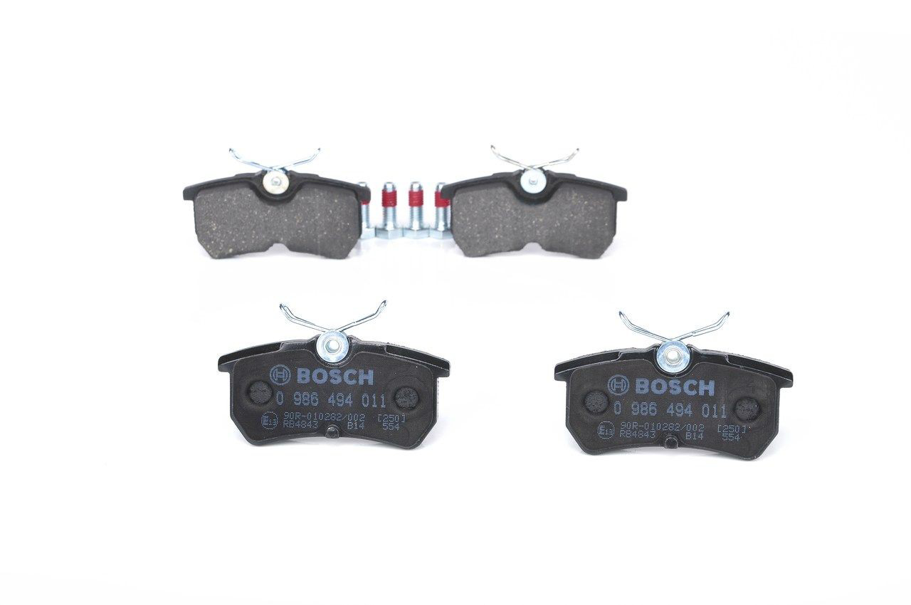 0986494011 Bosch Колодки гальмівні задні, дискові