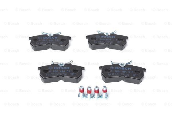 Задні гальмівні колодки 0986494011 Bosch