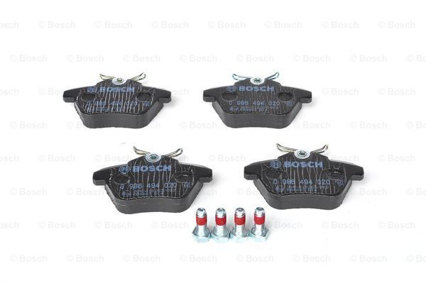 Задні гальмівні колодки Bosch 0986494020 ціна, від 17.73 USD