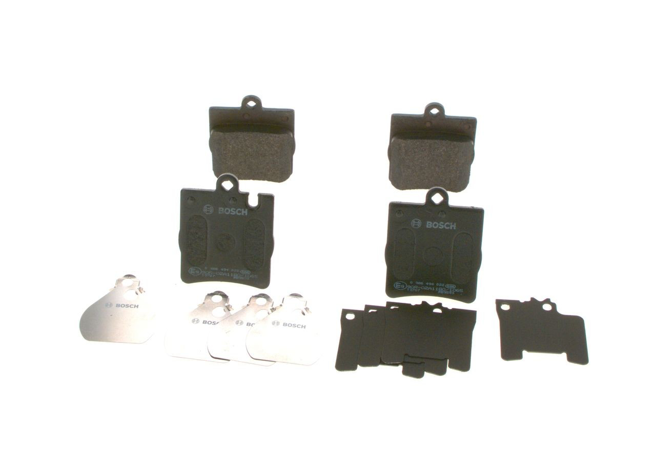 Задні дискові колодки Bosch 0986494022