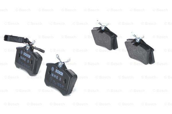 Задні гальмівні колодки 0986494025 Bosch