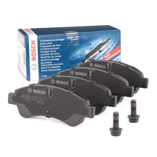 Купити 0986494027 Bosch Колодки гальмівні передні, дискові