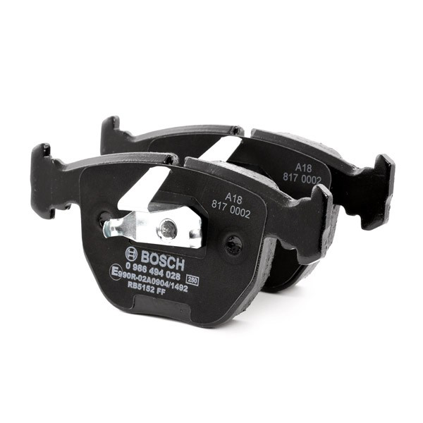 Купити 0986494028 Bosch Колодки гальмівні передні, дискові