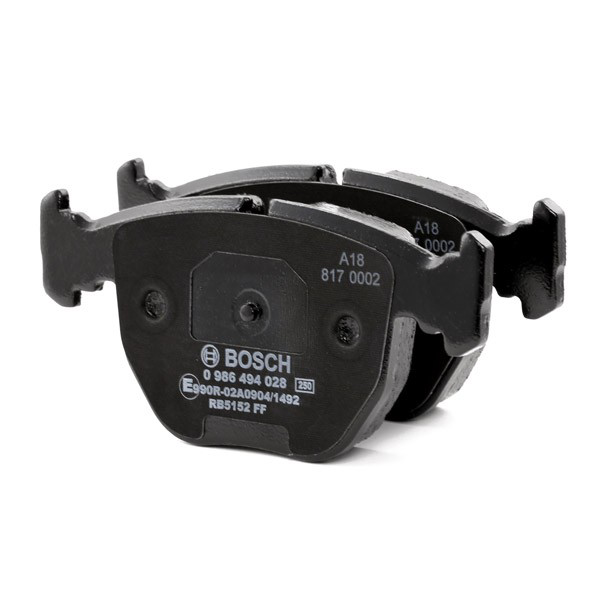 Передні тормозні колодки 0986494028 Bosch