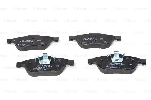 0986494033 Bosch Передні гальмівні колодки