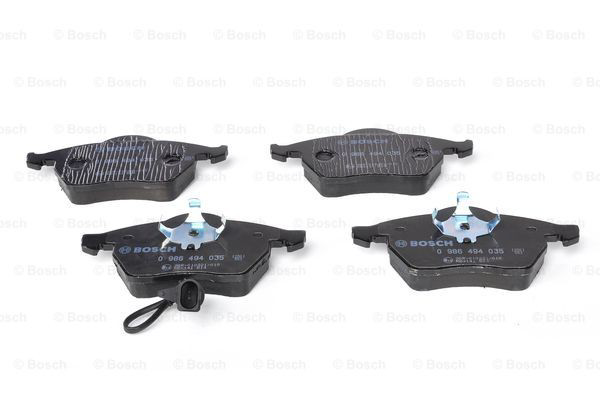 Передні тормозні колодки 0986494035 Bosch
