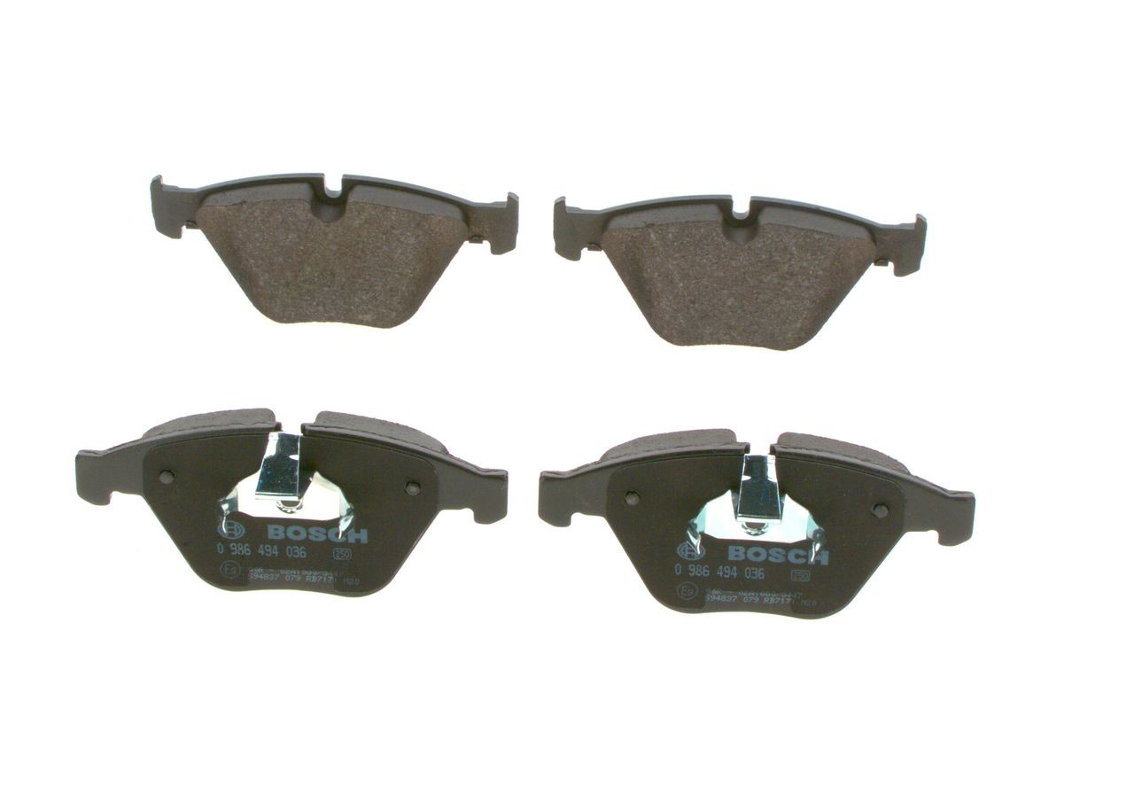 Передні тормозні колодки 0986494036 Bosch