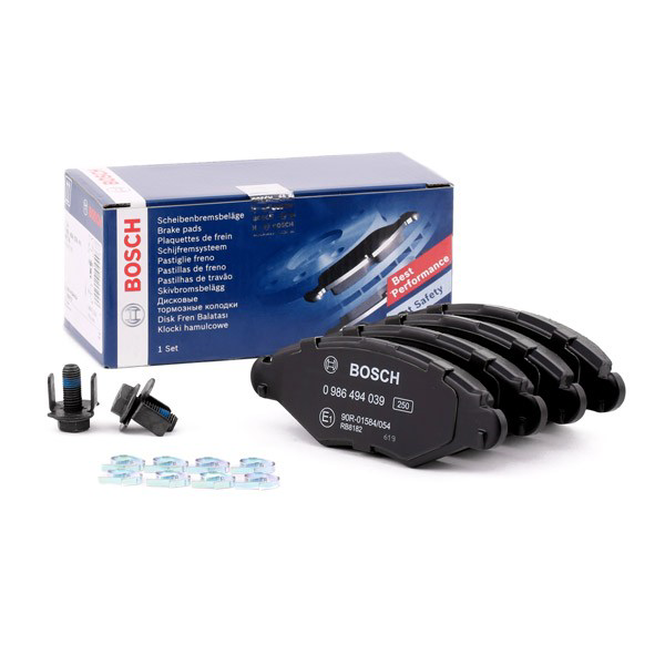 Купити 0986494039 Bosch Колодки гальмівні передні, дискові