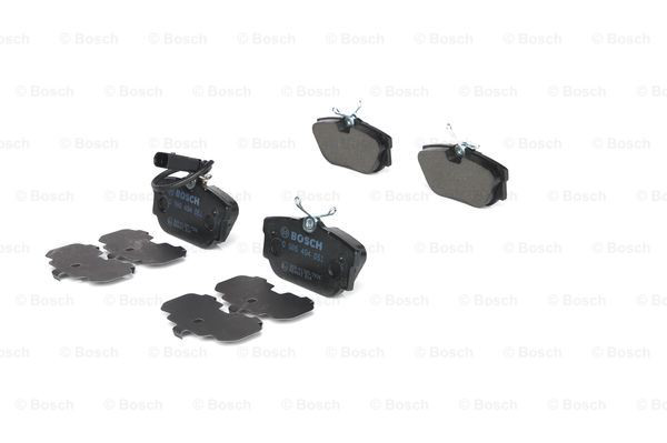 Задні гальмівні колодки 0986494051 Bosch