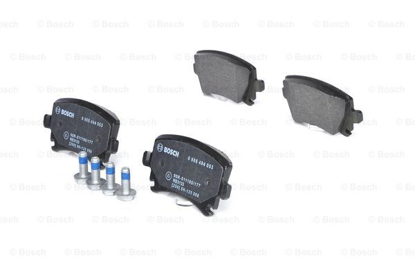 Задні гальмівні колодки 0986494053 Bosch
