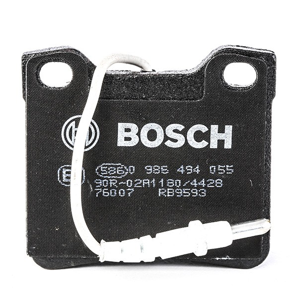 0986494055 Bosch Колодки гальмівні задні, дискові