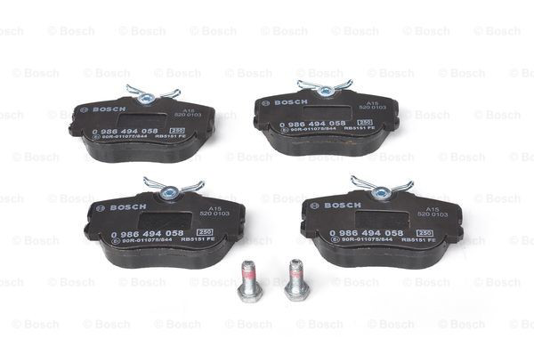 Купити 0986494058 Bosch Задні колодки