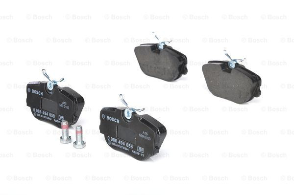 Задні дискові колодки Bosch 0986494058