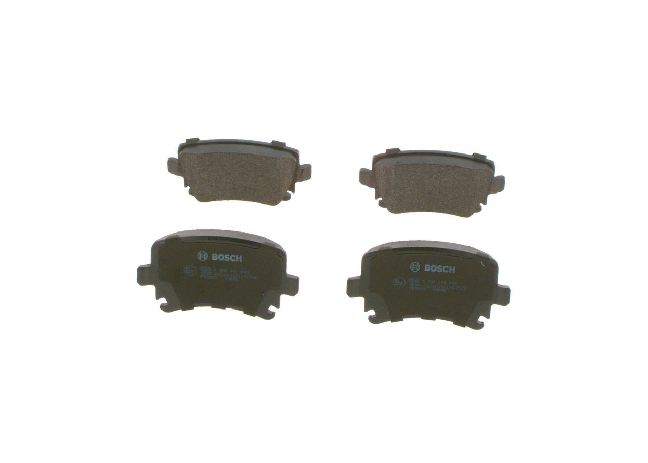 Задні гальмівні колодки 0986494062 Bosch