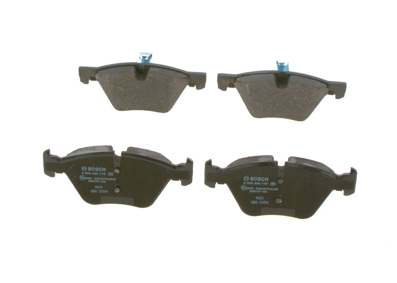 Передні тормозні колодки 0986494118 Bosch