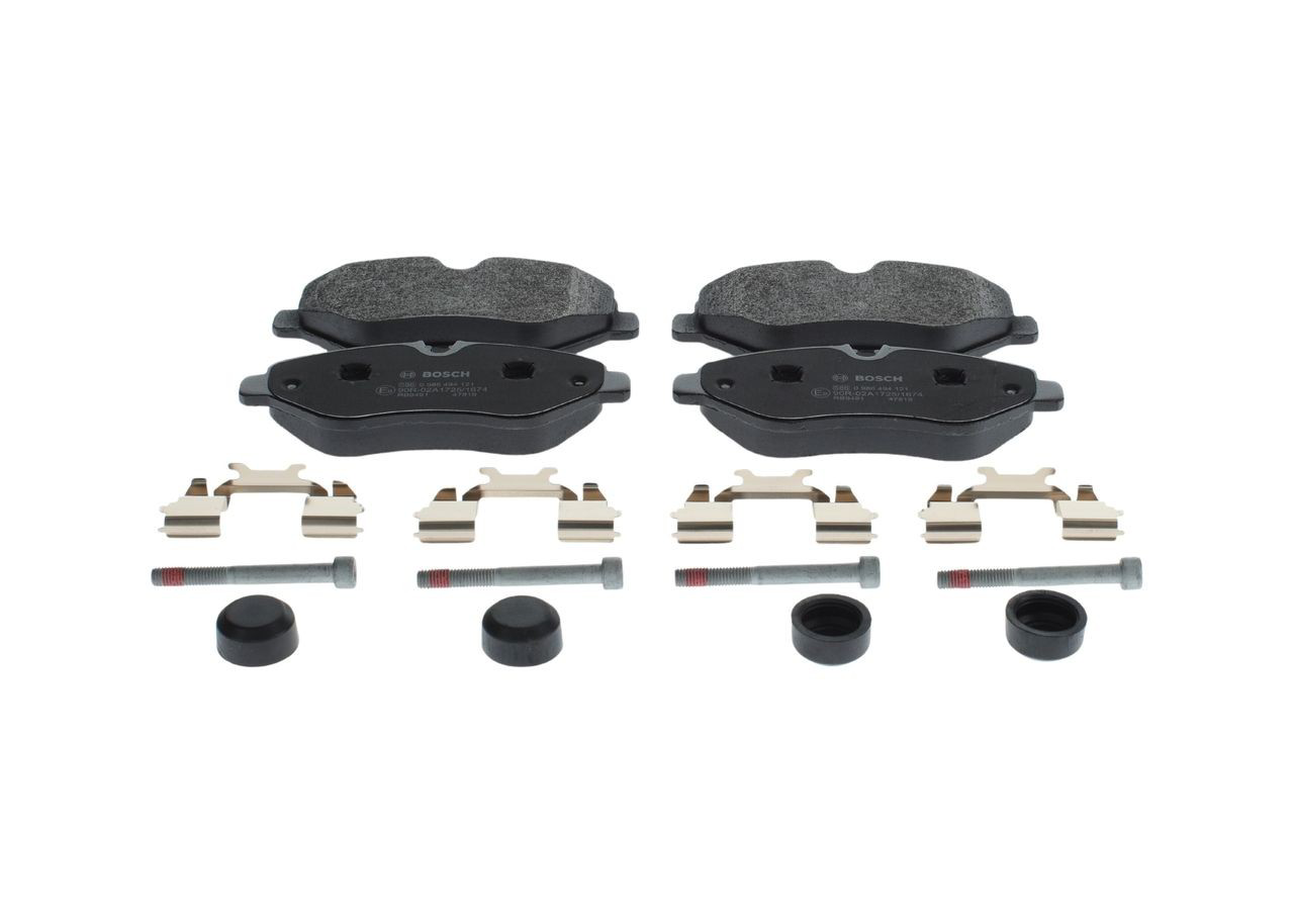0986494121 Bosch Передні гальмівні колодки