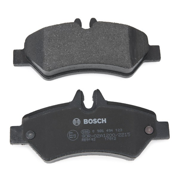 Задні гальмівні колодки 0986494123 Bosch
