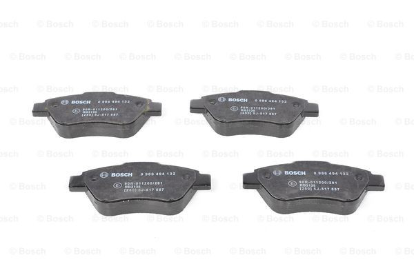 Передні тормозні колодки 0986494132 Bosch
