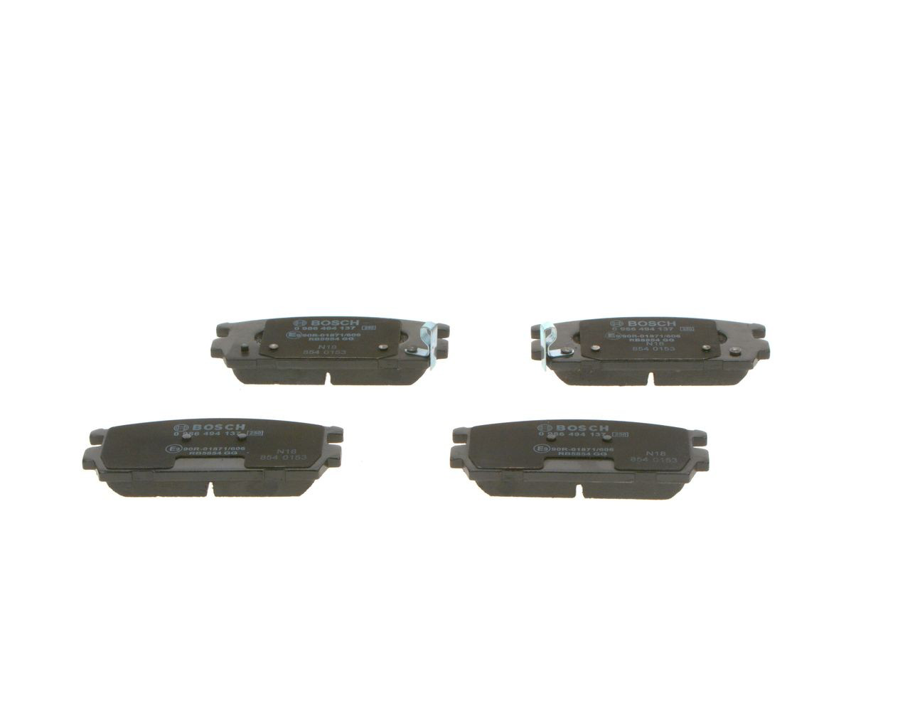 Купити 0986494137 Bosch Задні колодки