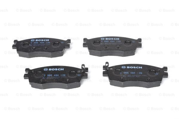Передні тормозні колодки 0986494139 Bosch