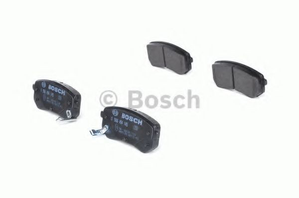 Задні гальмівні колодки 0986494145 Bosch