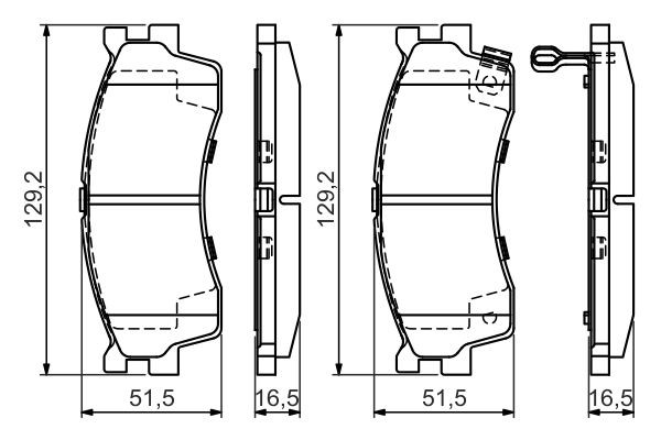 Гальмівні колодки Bosch 0986494146 ціна, від 24.66 USD